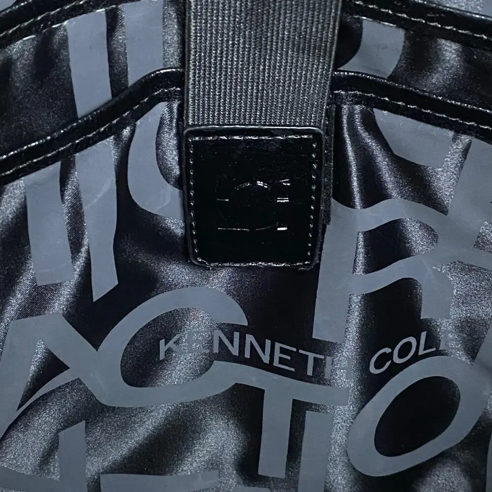 Corporate Chic Black Leather Briefcase Bag Minimalist Old Money Work Tote